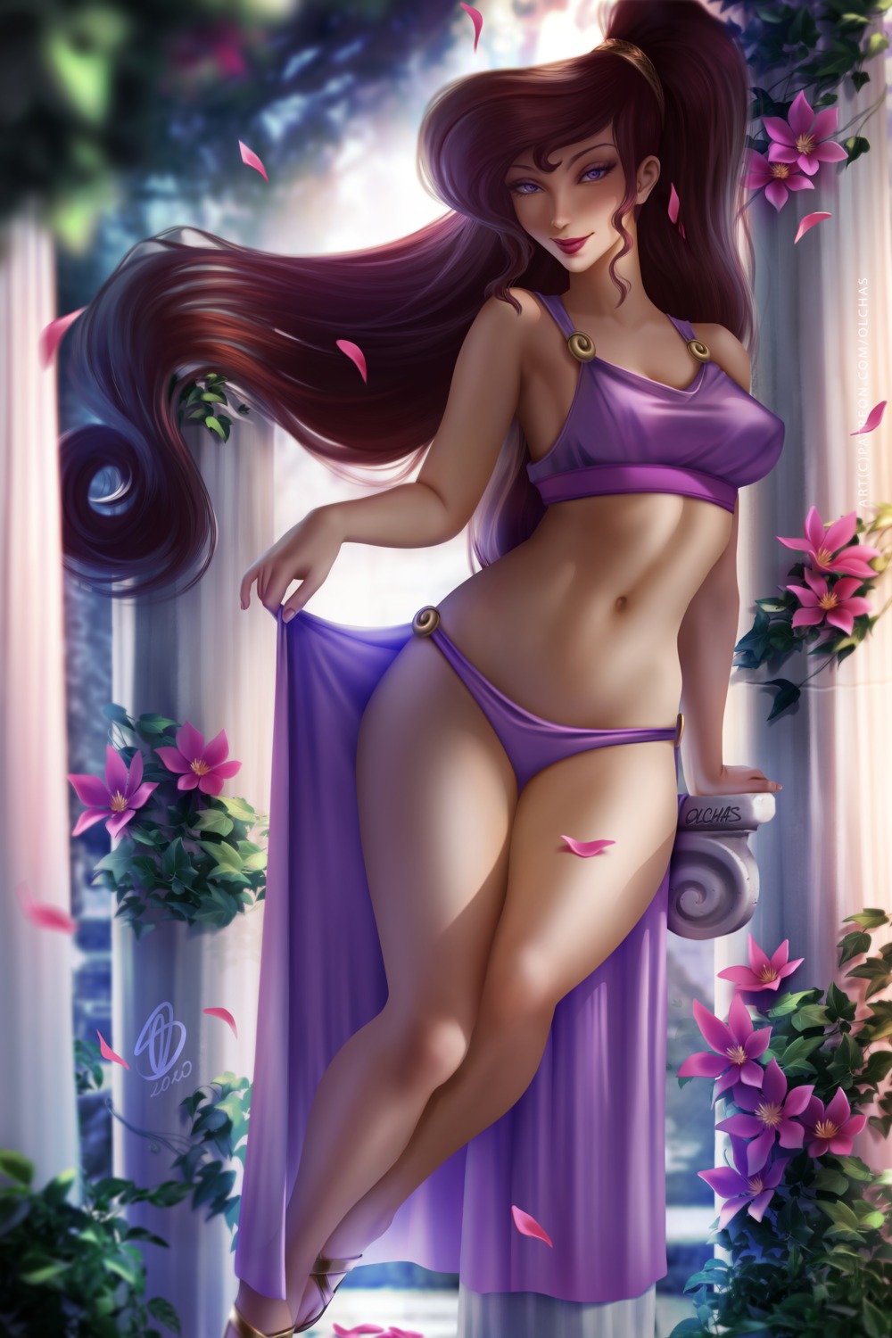 bra disney megara olchas pantsu skirt_lift