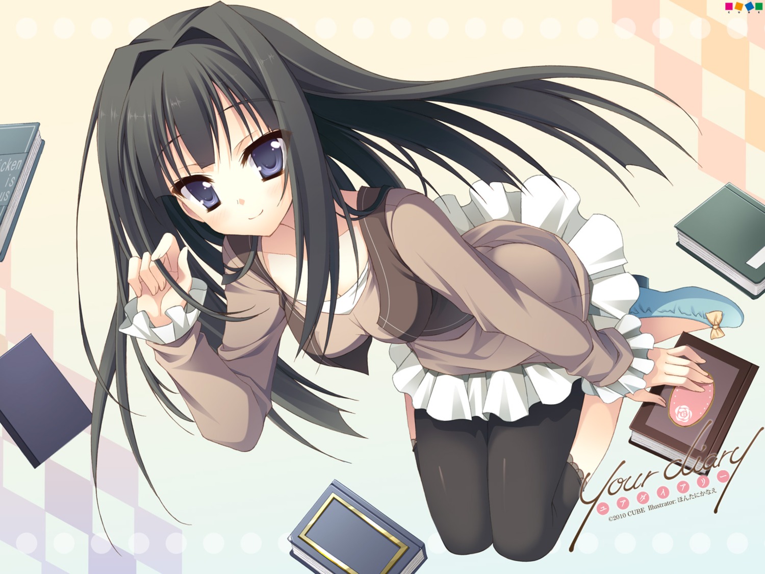 ayase_sayuki hontani_kanae wallpaper your_diary