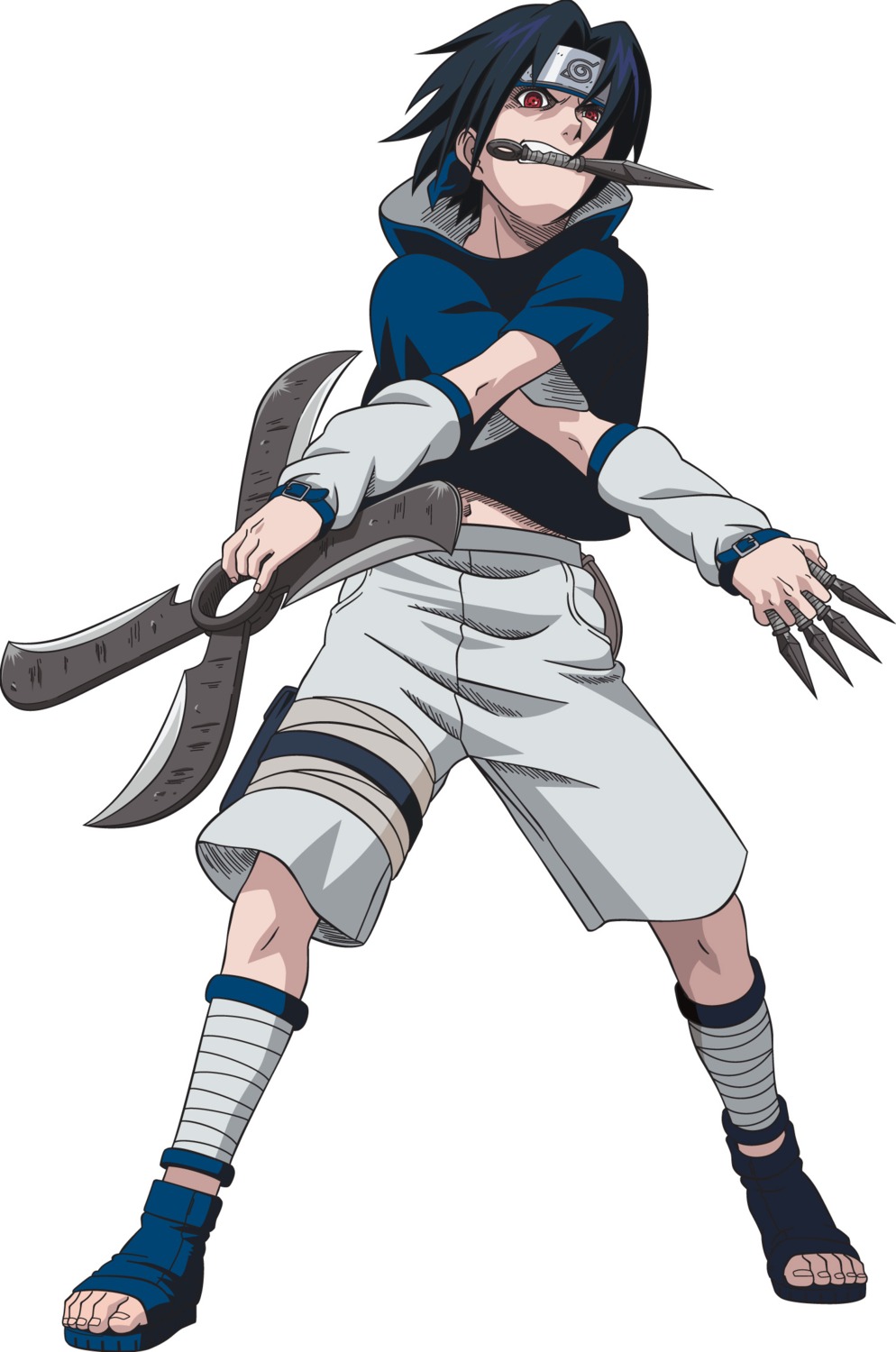 male naruto uchiha_sasuke weapon