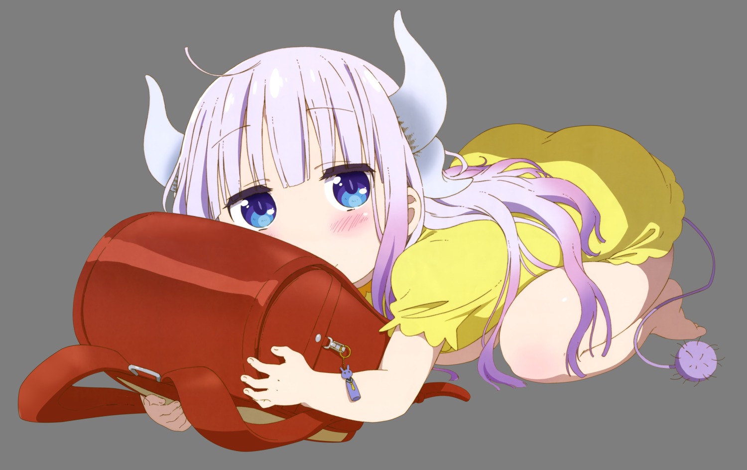 dress horns kadowaki_miku kanna_kamui kobayashi-san_chi_no_maidragon tail transparent_png