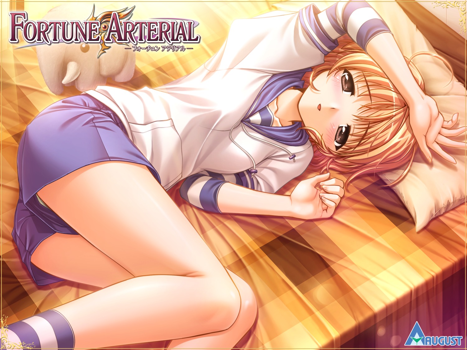 bekkankou fortune_arterial pantsu wallpaper yuuki_kanade