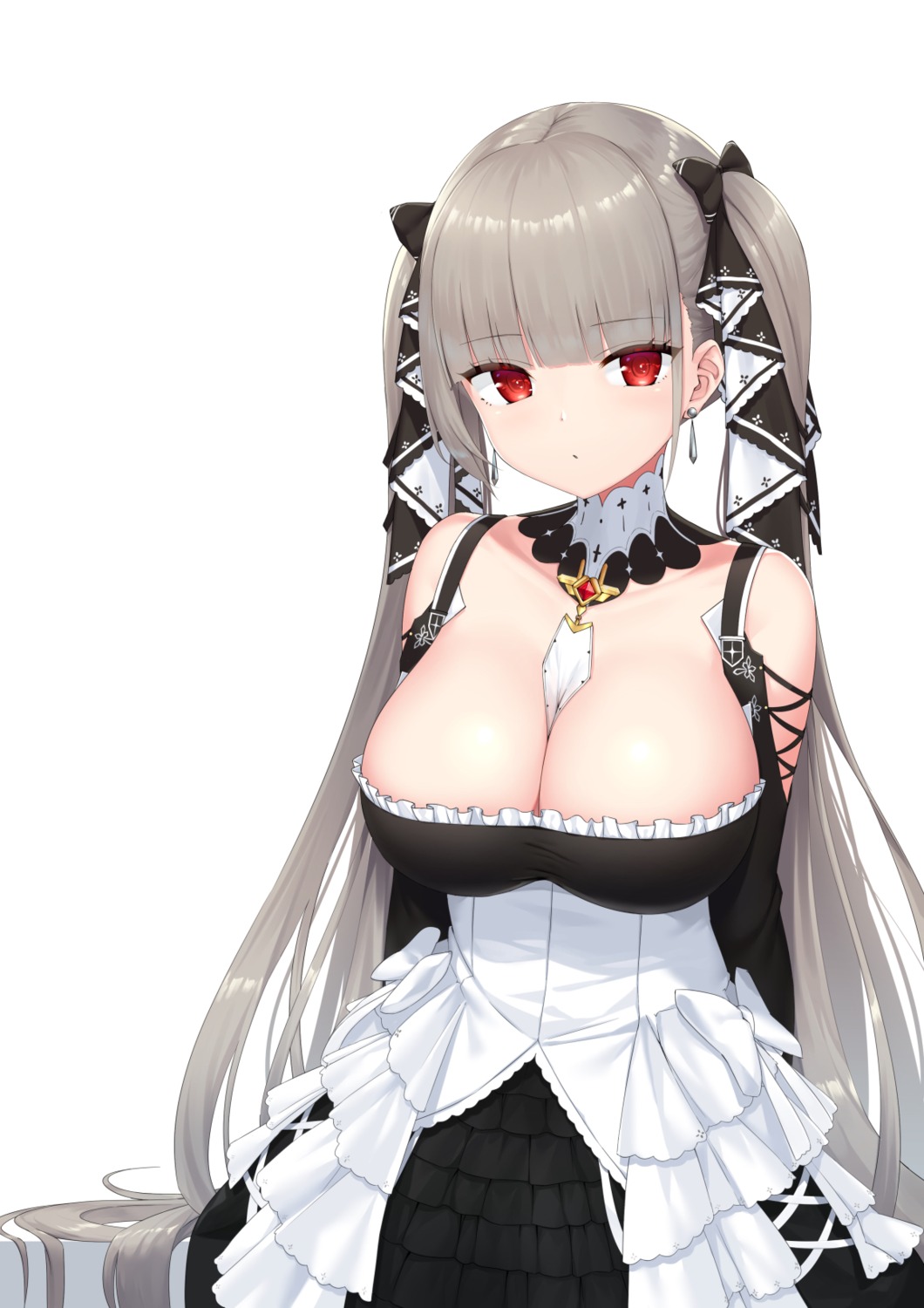 azur_lane formidable_(azur_lane) gothic_lolita lolita_fashion no_bra stm_(setaku3)