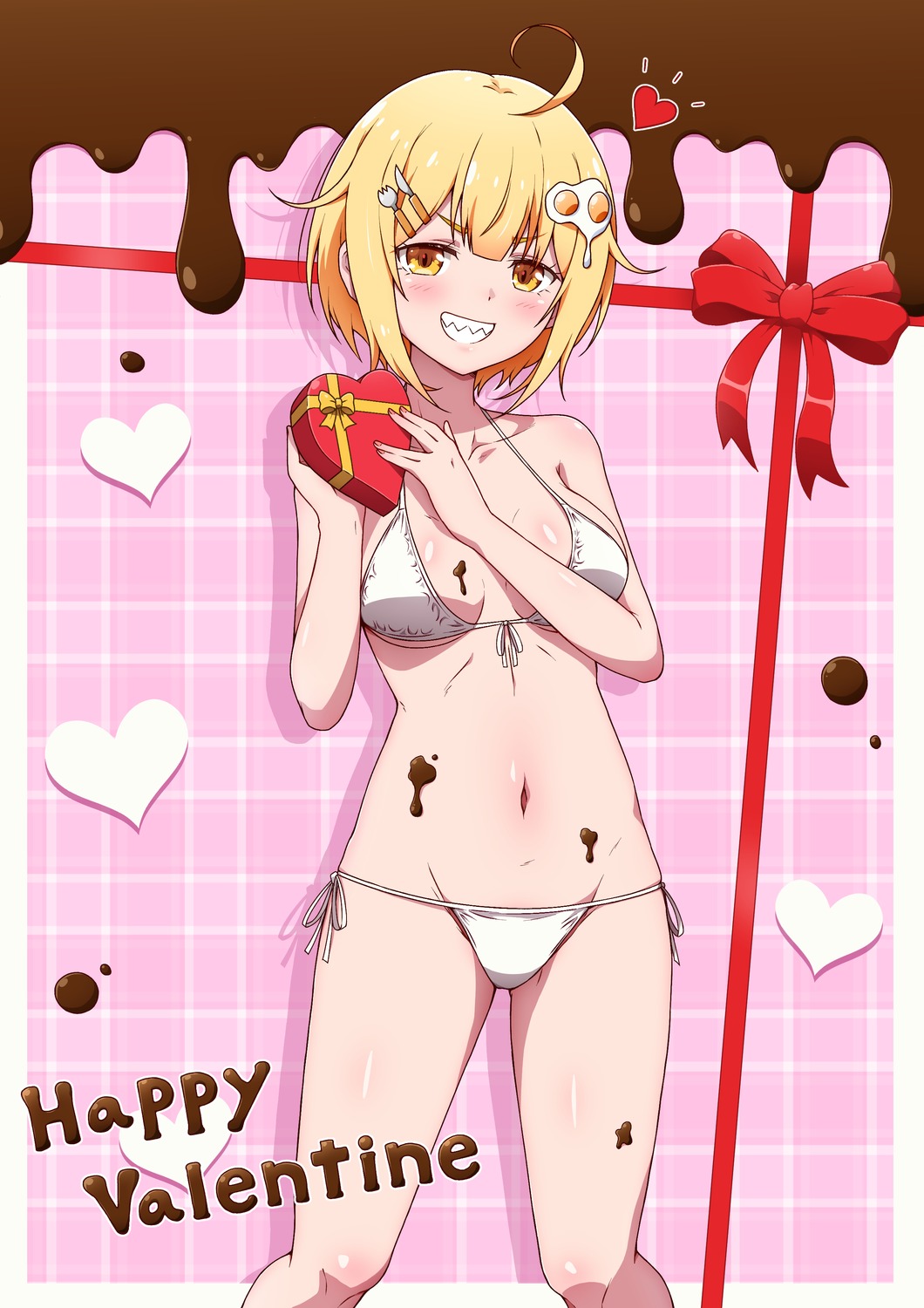 bikini cream eggman_(pixiv28975023) swimsuits valentine