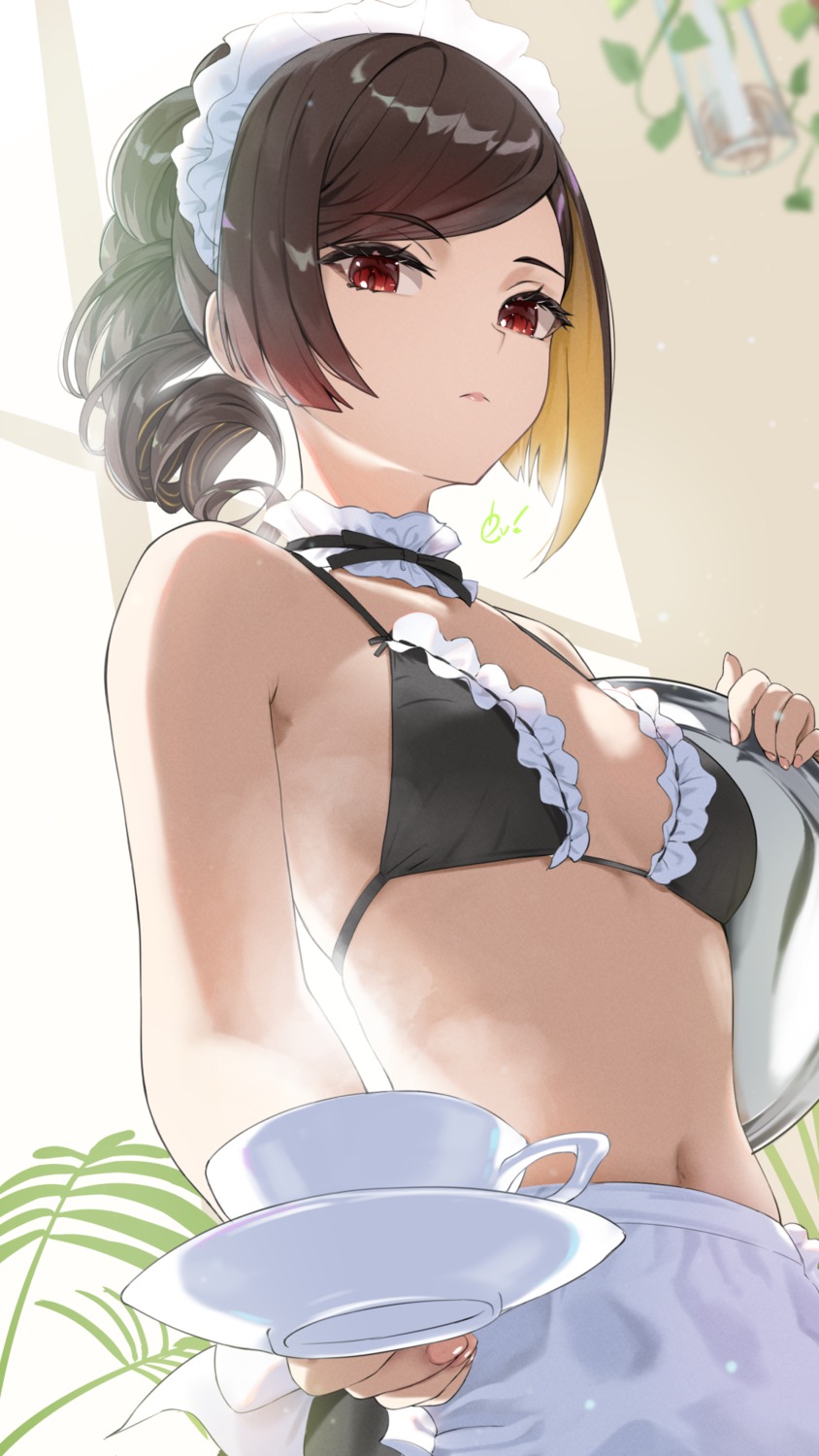 bra chiori dai00888 genshin_impact maid waitress