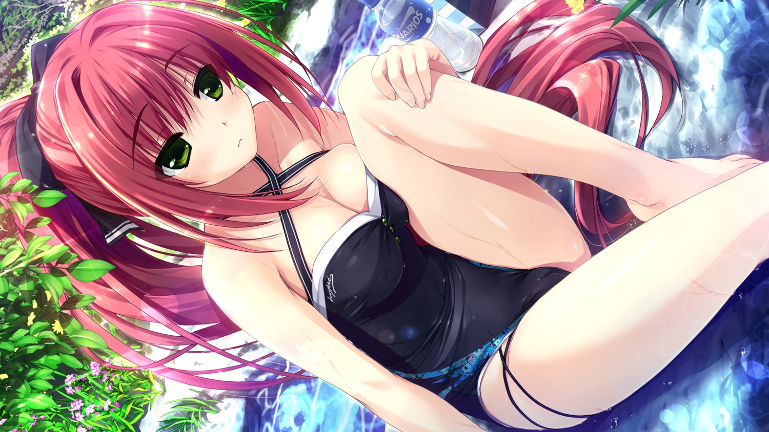 cleavage clochette feet game_cg haruru_minamo_ni! ibuki_asumi shintarou swimsuits wet