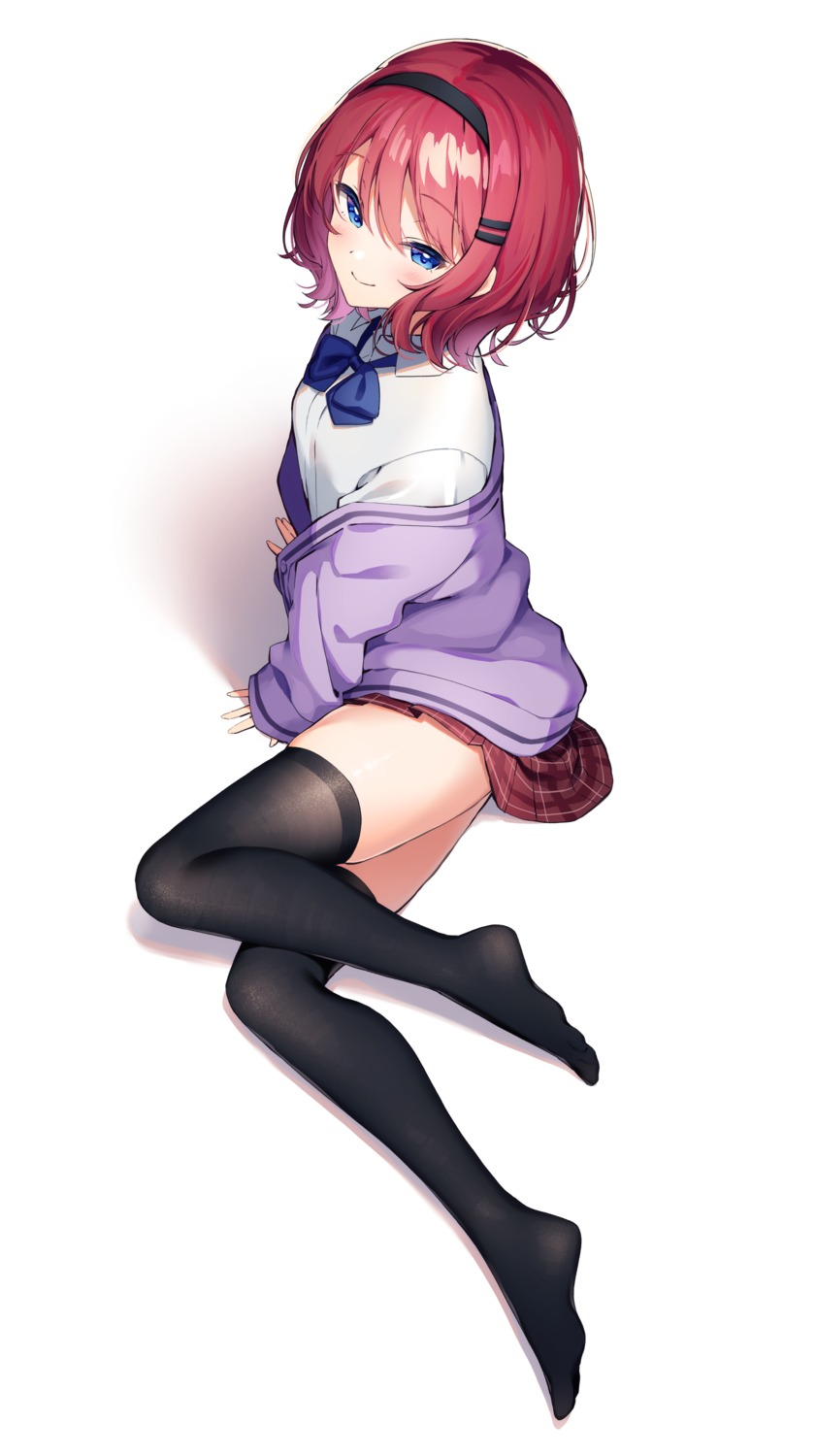 muninshiki seifuku sweater thighhighs