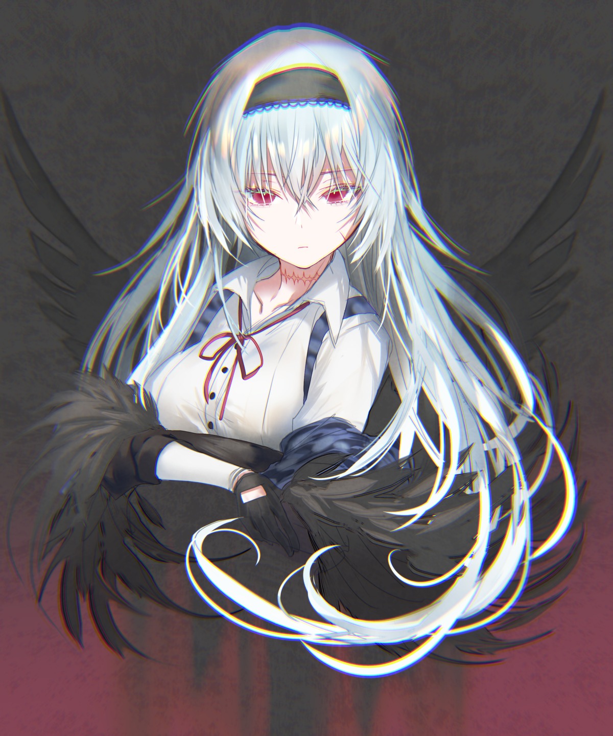 girls_frontline pottsness thunder_(girls_frontline) wings