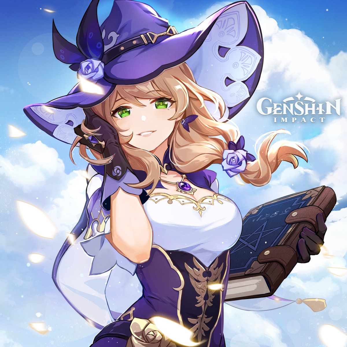 genshin_impact lisa_(genshin_impact) tagme witch