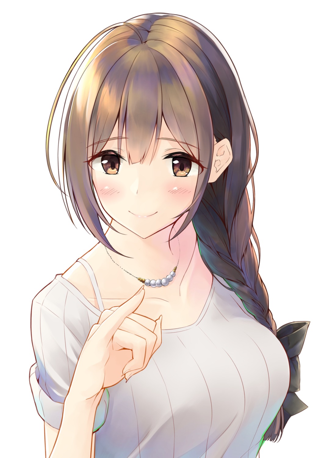 bra kuwayama_chiyuki megurumiru sweater the_idolm@ster the_idolm@ster_shiny_colors