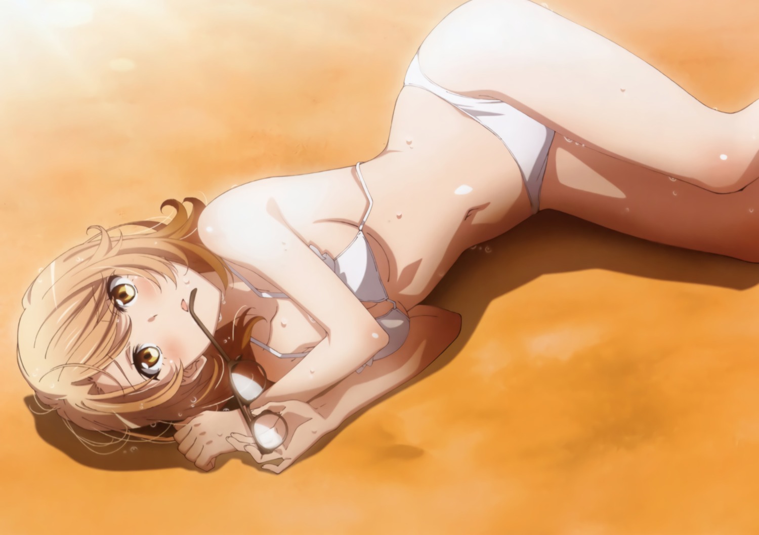 bikini isshiki_iroha megane swimsuits yahari_ore_no_seishun_lovecome_wa_machigatteiru.