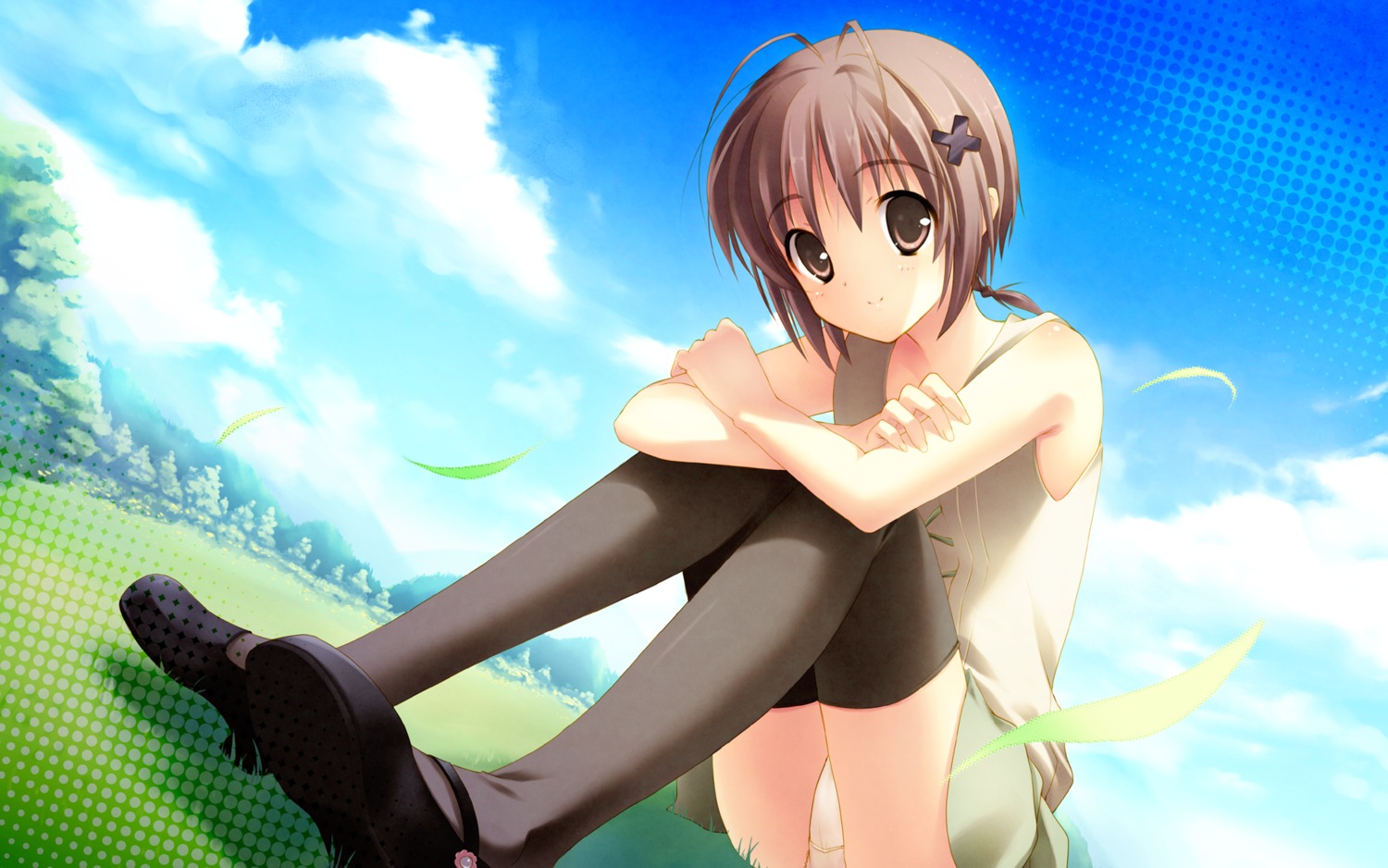 amatsume_akira pantsu thighhighs toranosuke wallpaper yosuga_no_sora