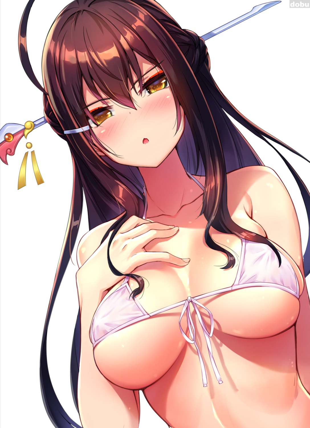 ara_haan bikini_top dobunezumi elsword erect_nipples swimsuits underboob