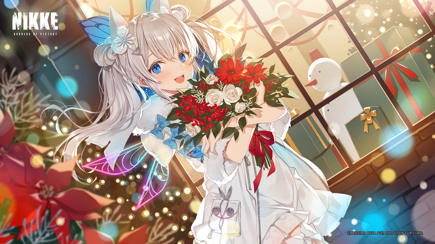 animal_ears christmas goddess_of_victory:_nikke mmu n102_(nikke) wings