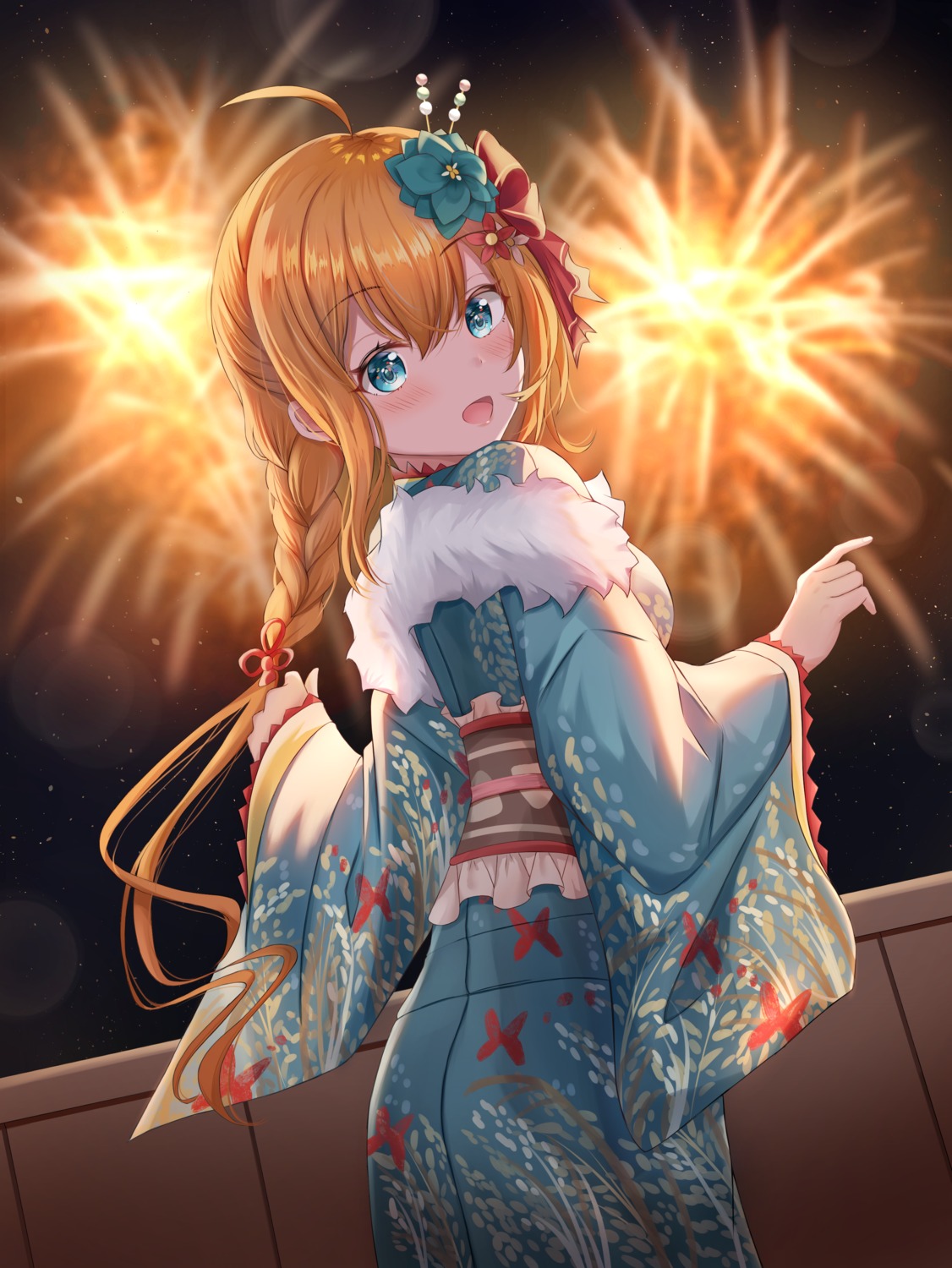 kimono pecorine princess_connect princess_connect!_re:dive zeroillya