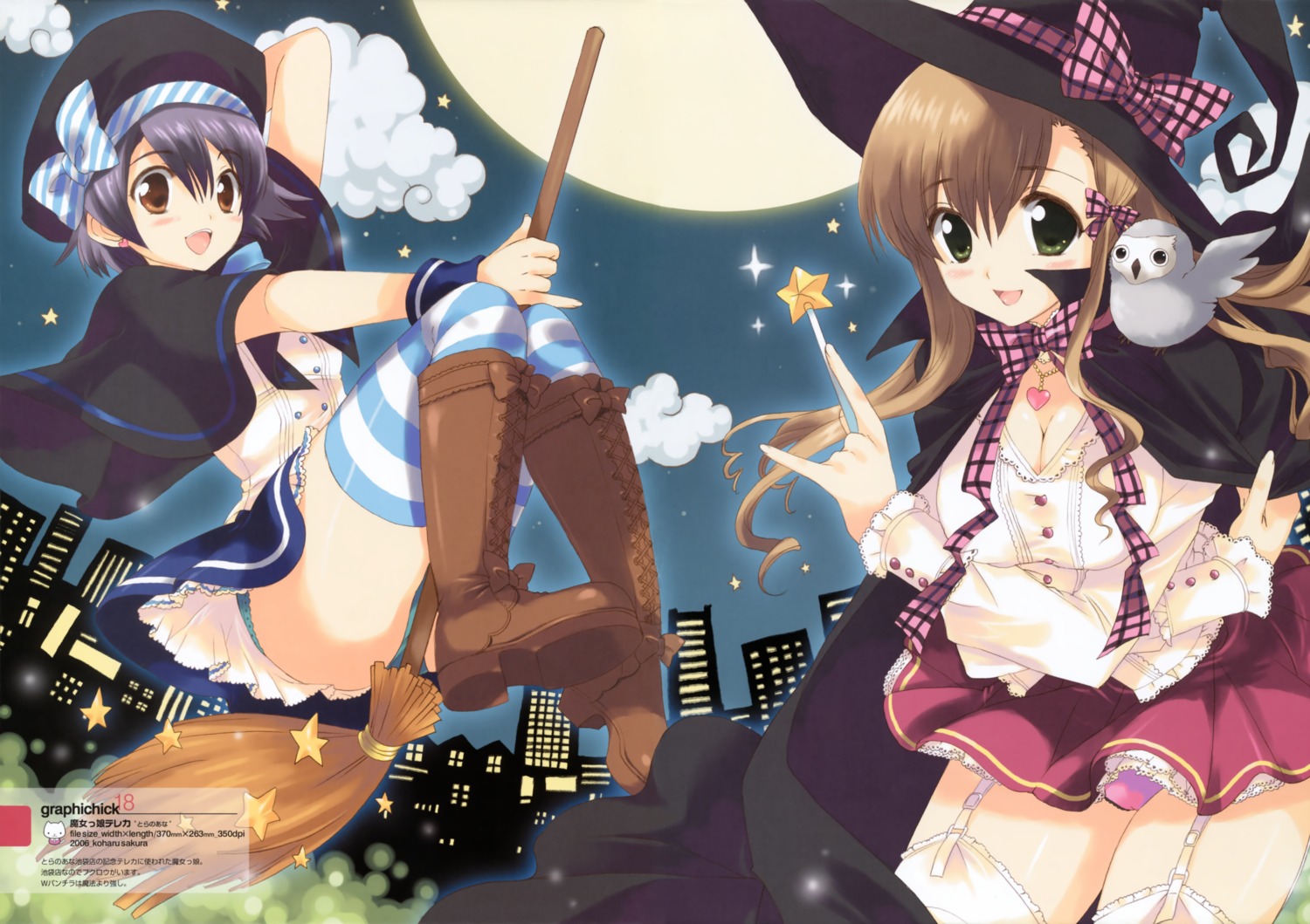 cleavage fixed pantsu qp:flapper sakura_koharu thighhighs