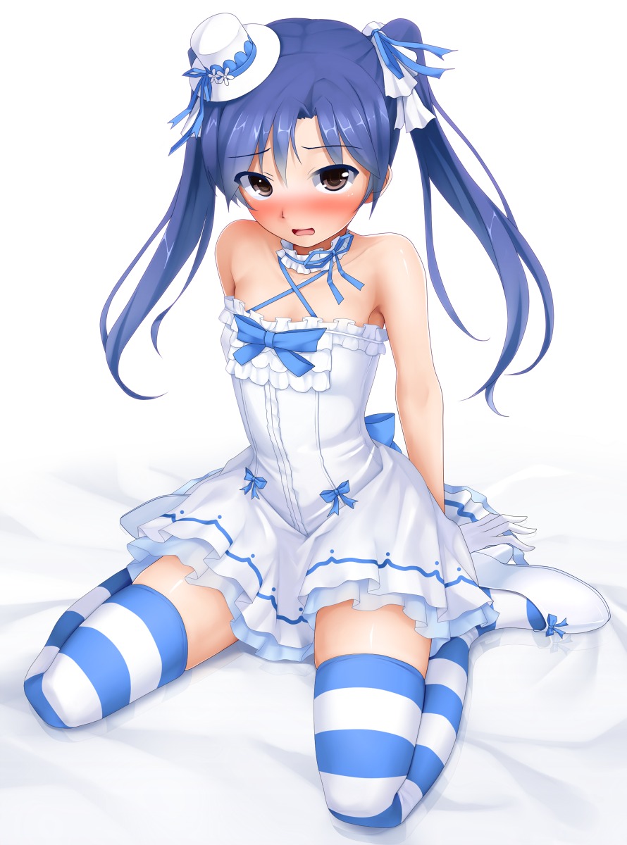 dress eto kisaragi_chihaya the_idolm@ster the_idolm@ster_cinderella_girls thighhighs