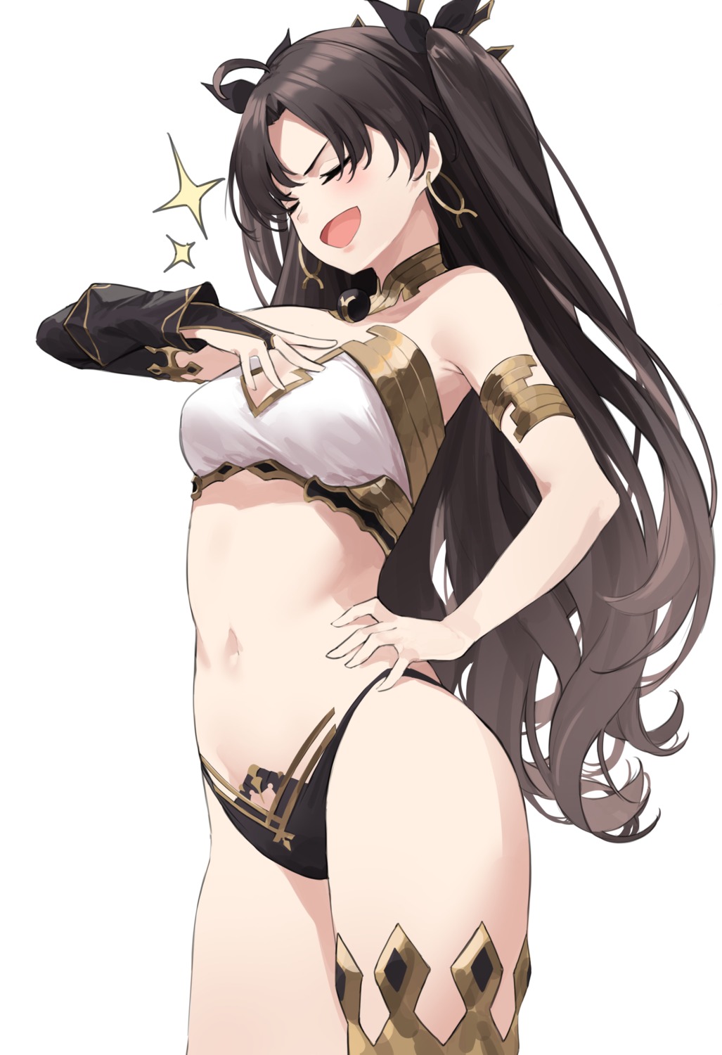 bikini_armor cleavage fate/grand_order ishtar_(fate/grand_order) star741 thighhighs