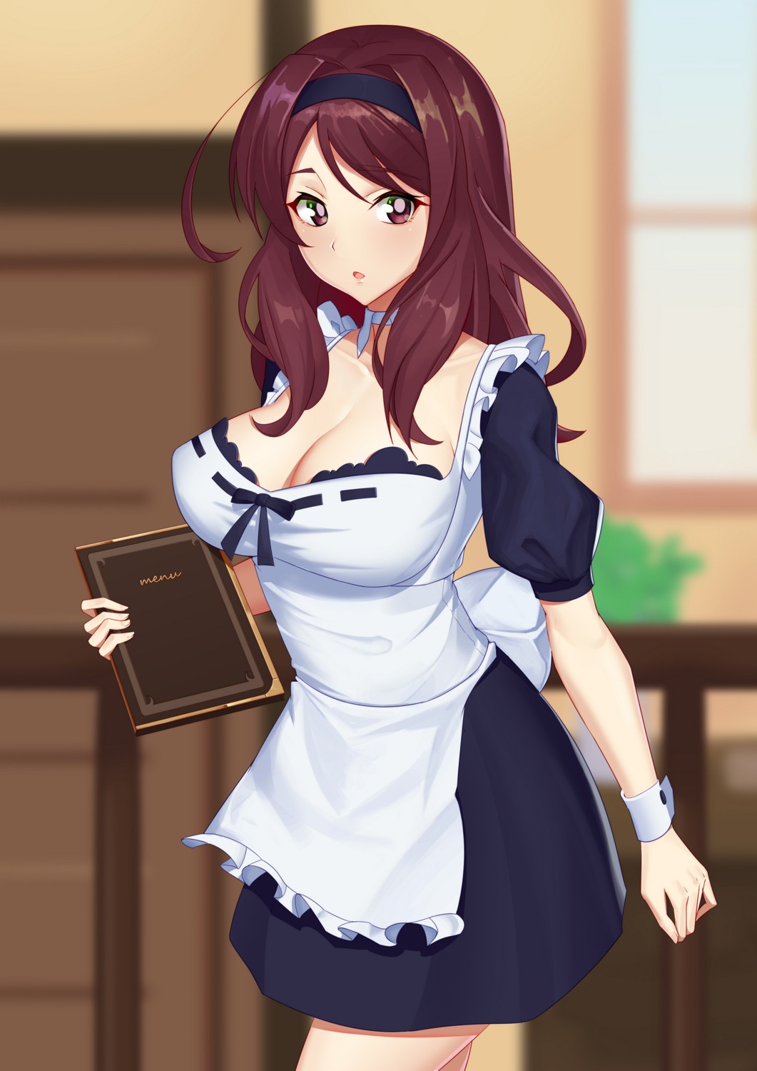 cleavage maid no_bra northman waitress