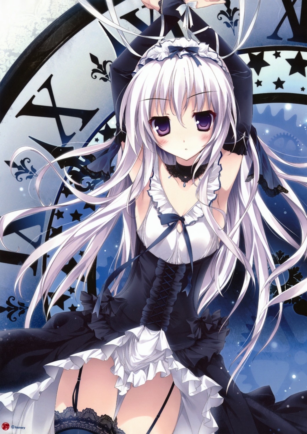 dress gothic_lolita karory lolita_fashion stockings thighhighs