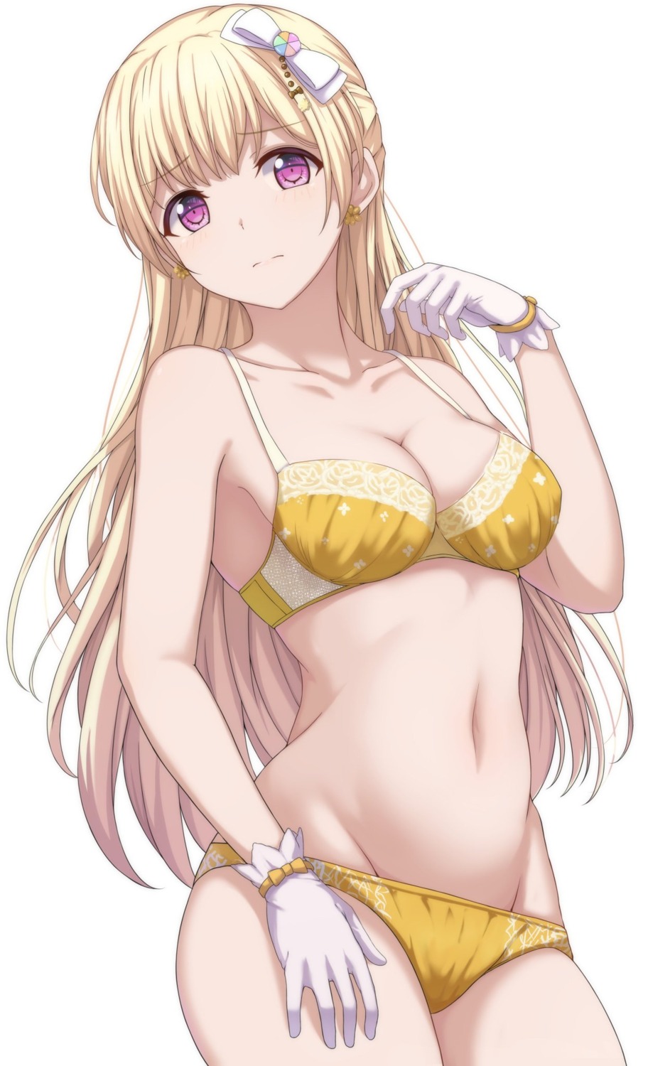 bang_dream! bra narafume pantsu shirasagi_chisato