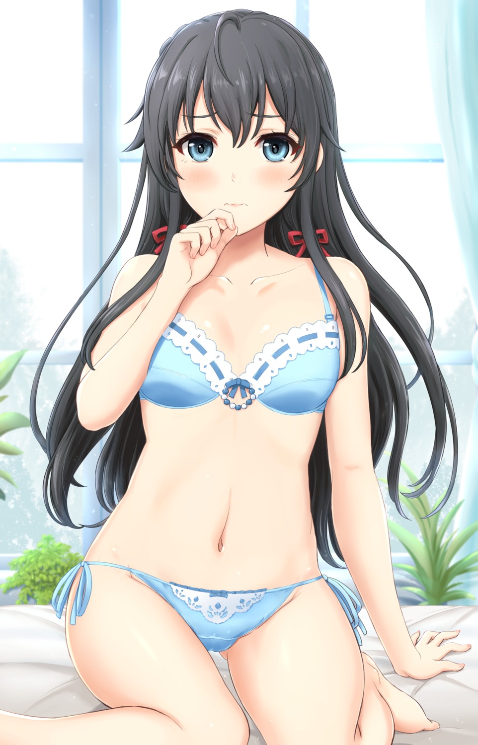 bra cameltoe inanaki_shiki pantsu string_panties yahari_ore_no_seishun_lovecome_wa_machigatteiru. yukinoshita_yukino