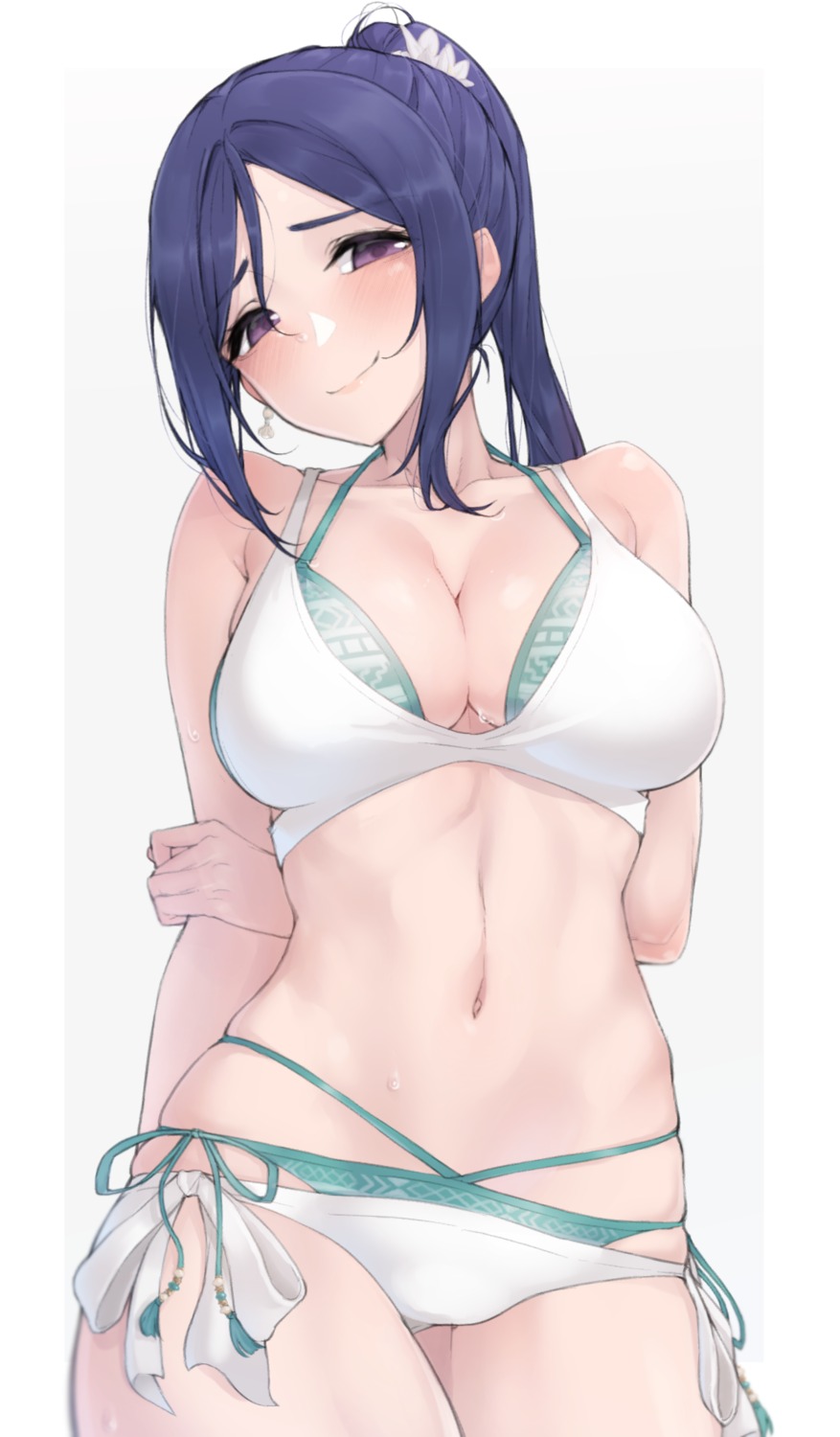 bikini love_live!_sunshine!! matsuura_kanan nasuno_(nasuno42) swimsuits