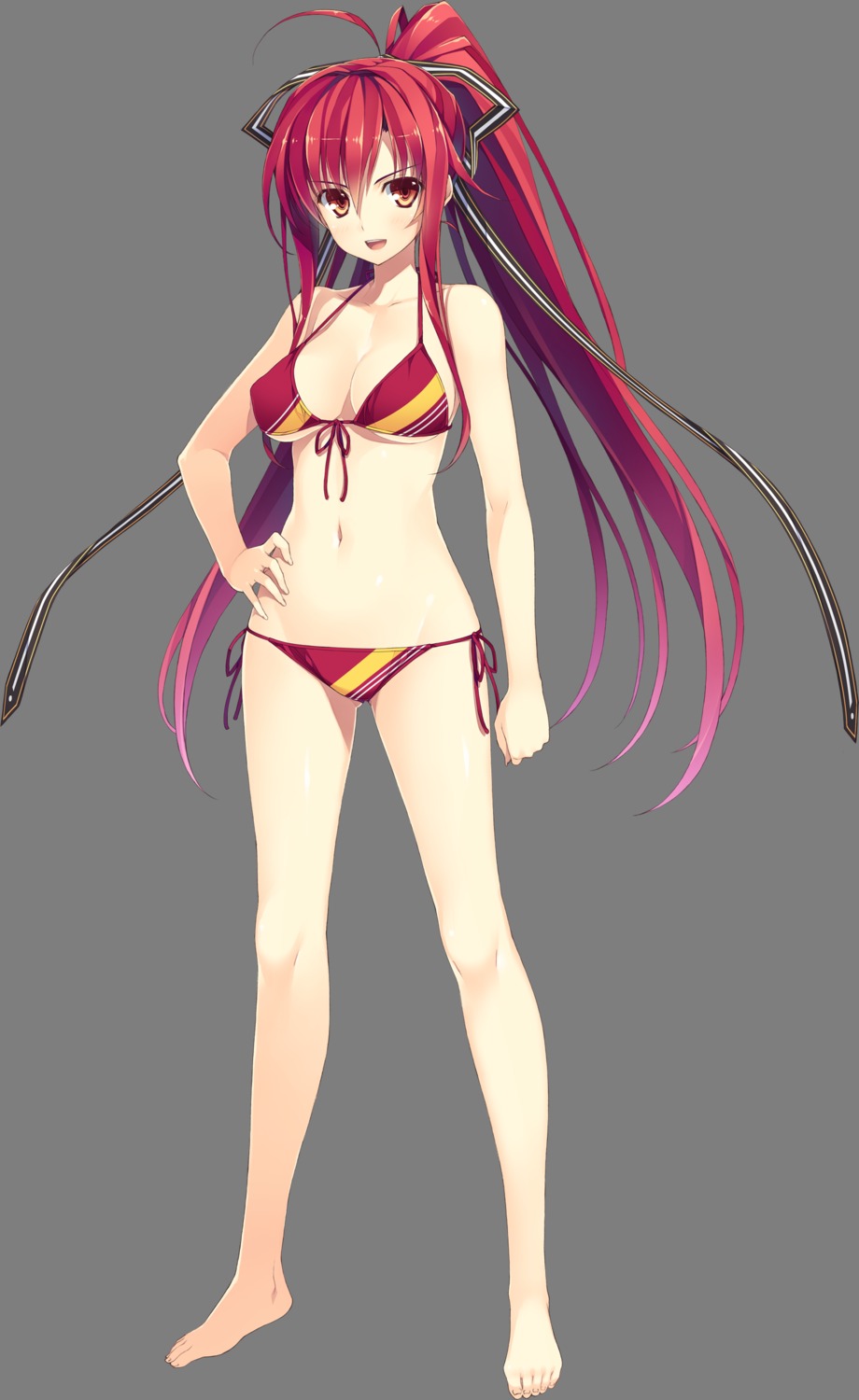 bikini cleavage effordom_soft jyukishi_cutie_bullet minami_mayu swimsuits transparent_png underboob yuuki_hagure