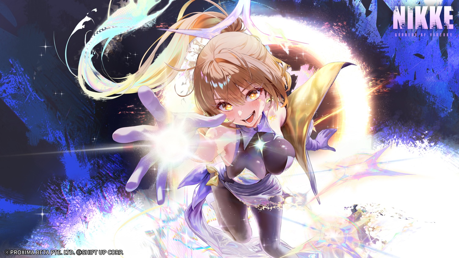 anis bodysuit dress goddess_of_victory:_nikke no_bra see_through tagme torn_clothes wallpaper