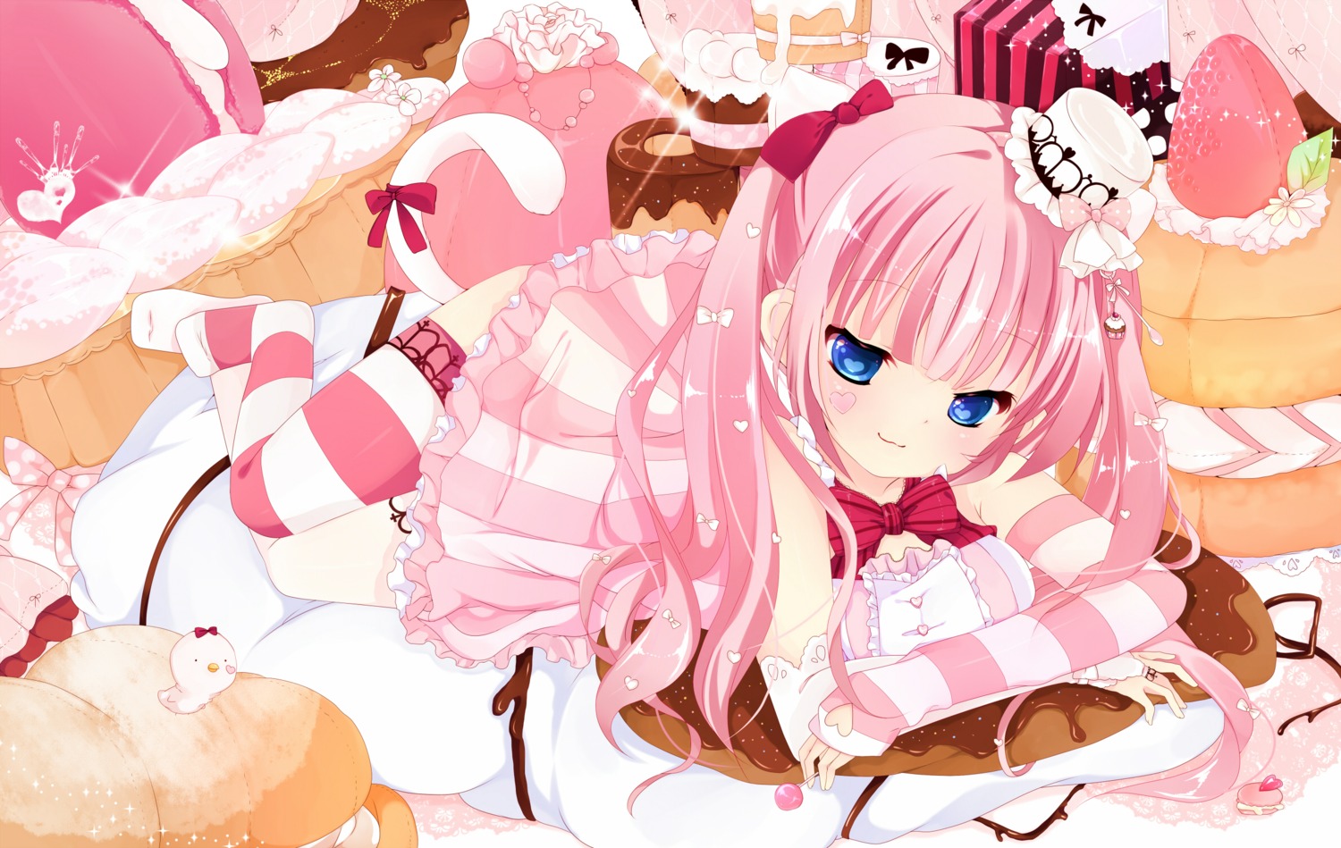 gothic_lolita lolita_fashion sakuragi_yuzuki tail thighhighs