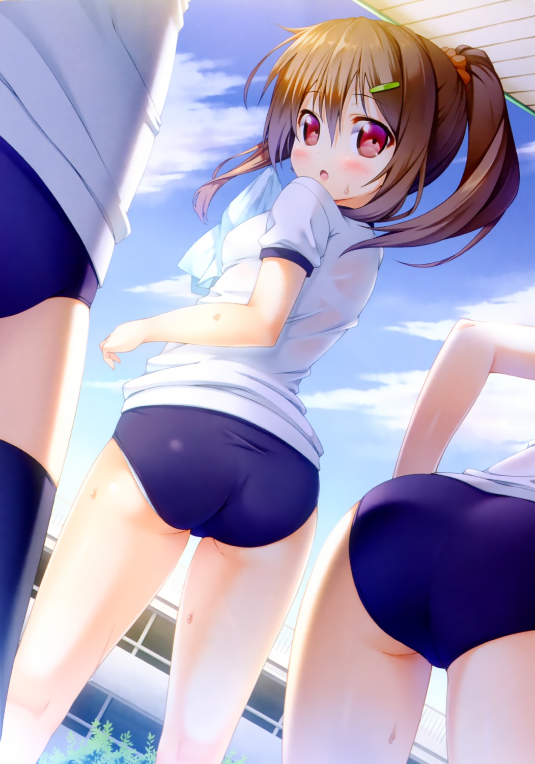 buruma gym_uniform kazuma see_through