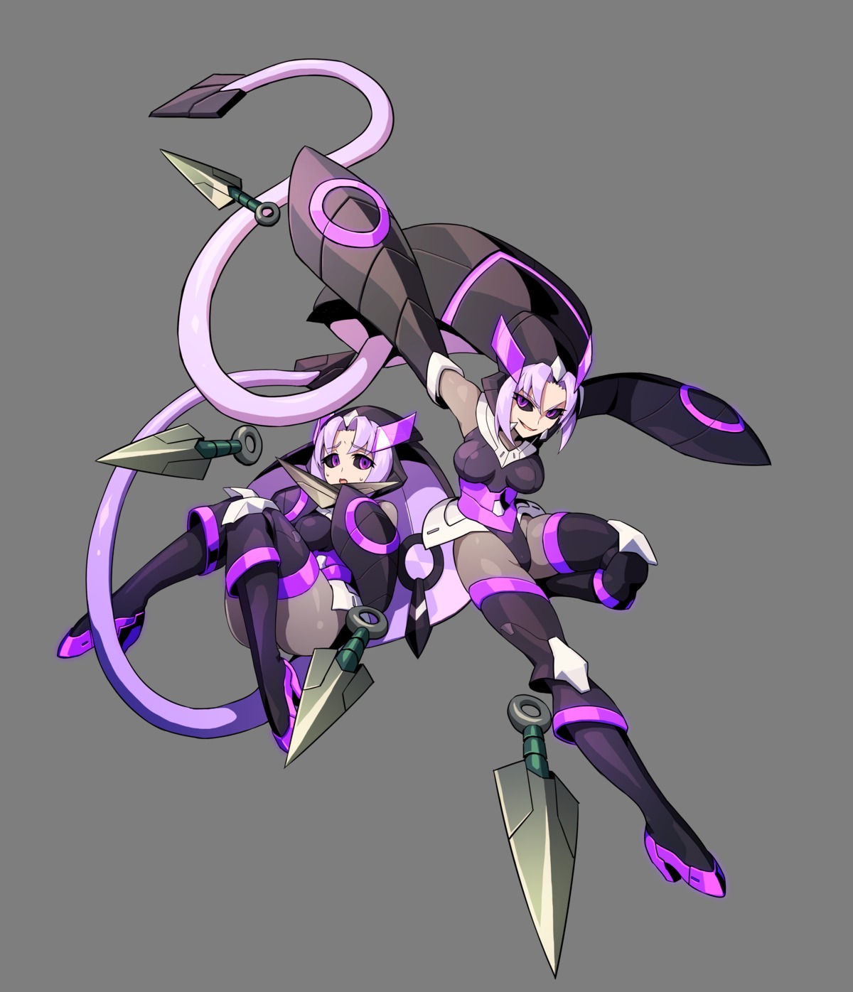 armed_blue:_gunvolt bodysuit heels tagme transparent_png weapon