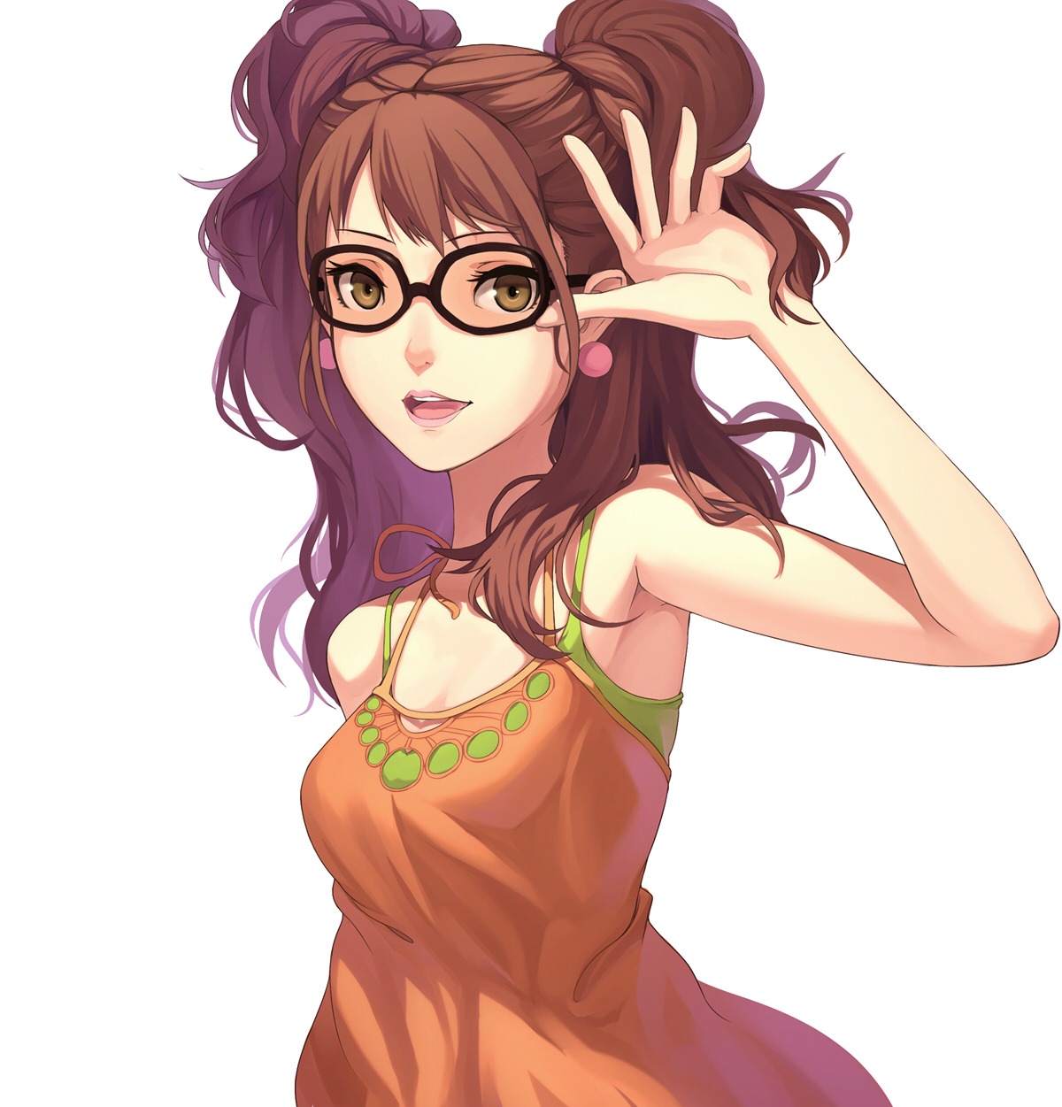 kujikawa_rise megane megaten persona persona_4 zengxianxin