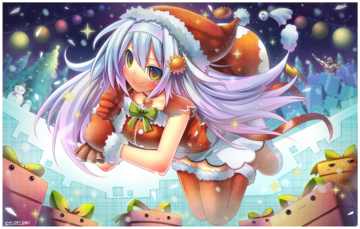 christmas emperpep thighhighs