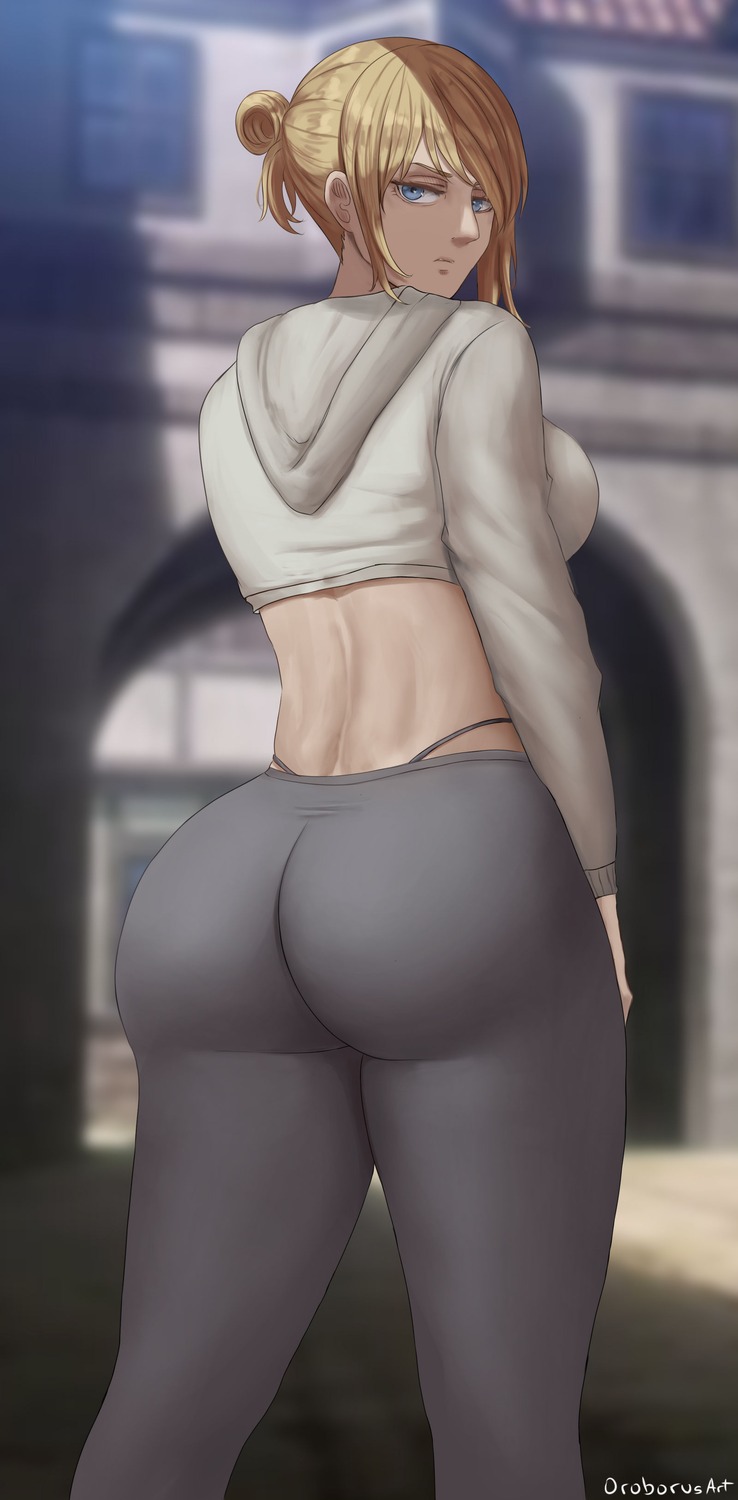 annie_leonhardt ass pantsu savagexthicc shingeki_no_kyojin