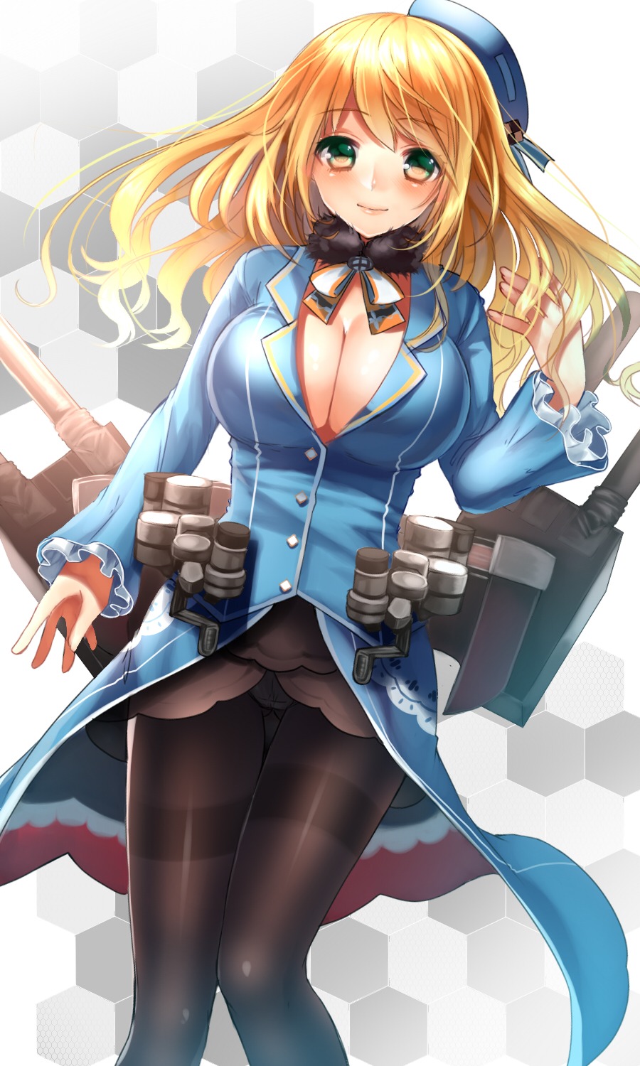 atago_(kancolle) cleavage kantai_collection kanzaki_maguro pantsu pantyhose