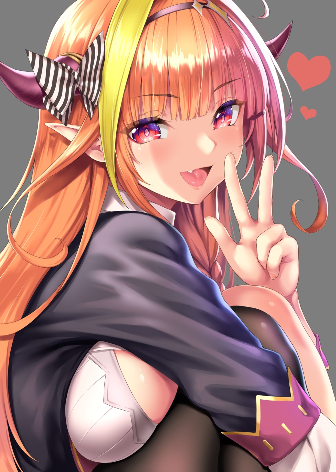 hololive horns kase_daiki kiryuu_coco pointy_ears transparent_png