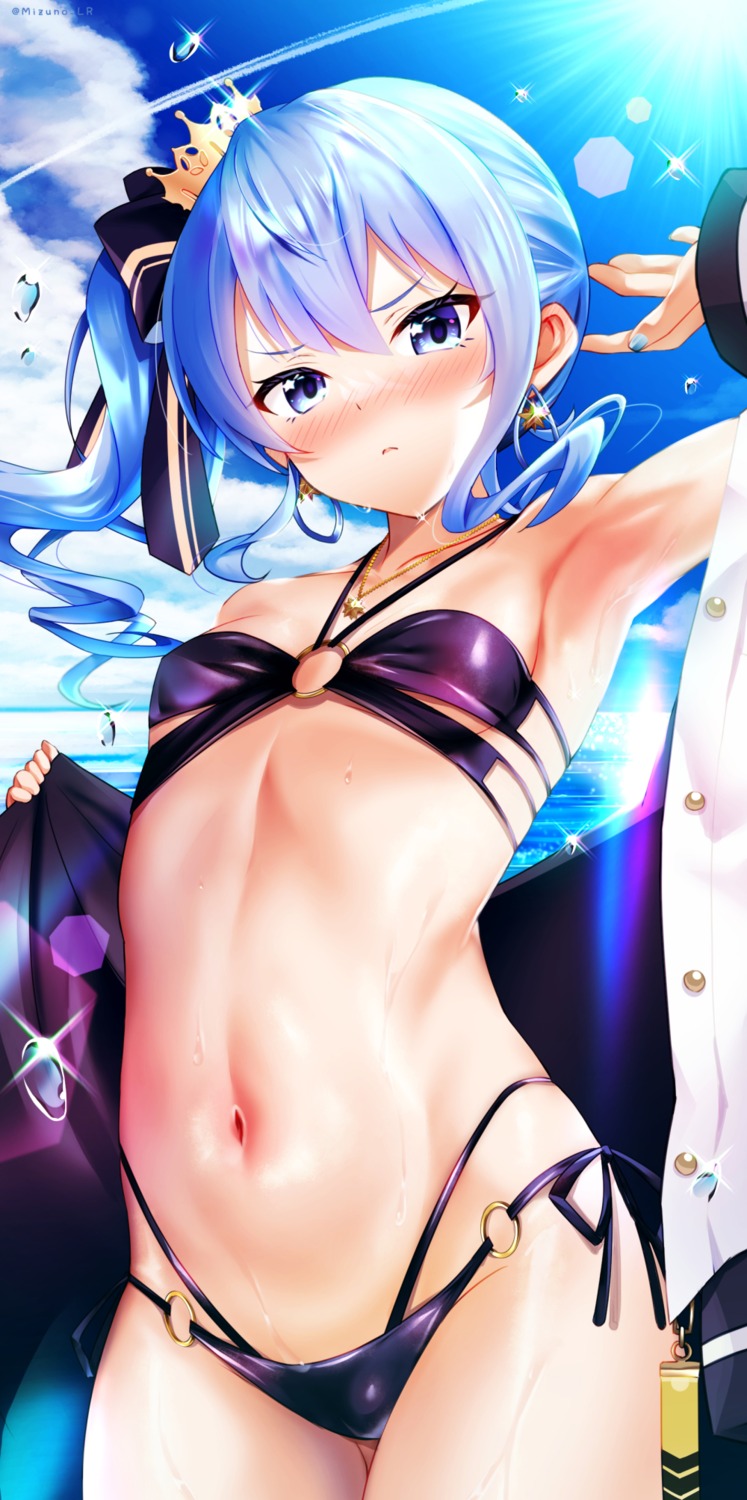 bikini hololive hoshimachi_suisei mizuno_kurage swimsuits