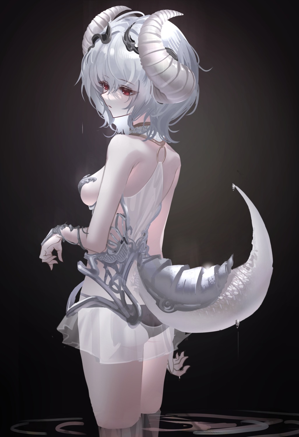 horns moduku pantsu see_through tail