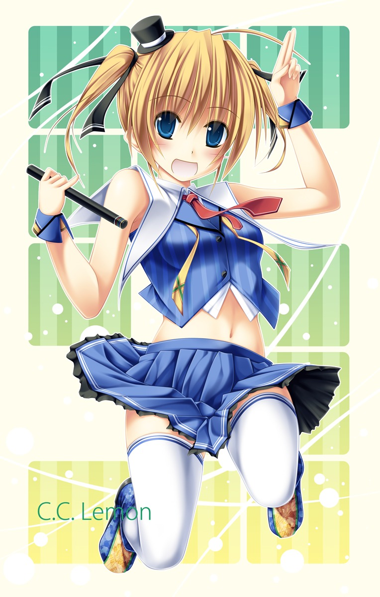 c.c._lemon c.c._lemon_(character) parakiss thighhighs