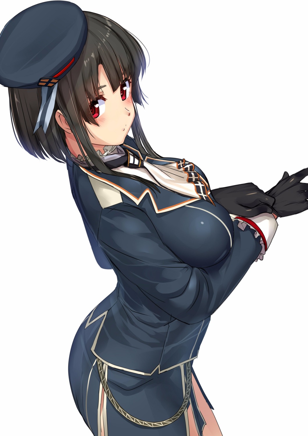 akasa_ai kantai_collection takao_(kancolle) uniform