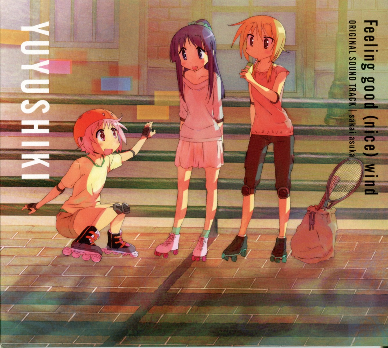 disc_cover hinata_yukari ichii_yui majiro nonohara_yuzuko tennis yuyushiki