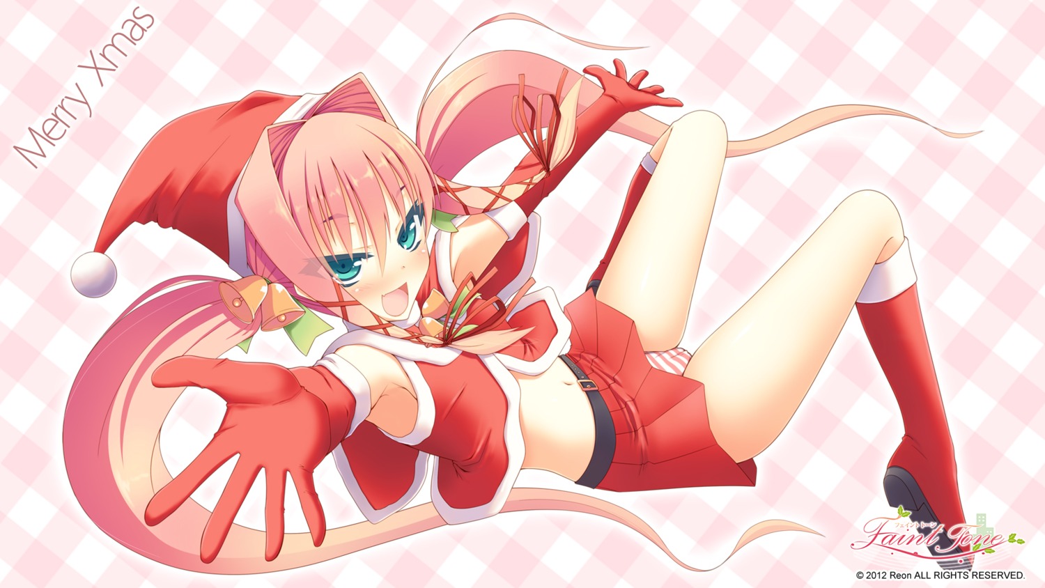 christmas faint_tone fumii pantsu shimapan sumikko-soft wallpaper yu-ta