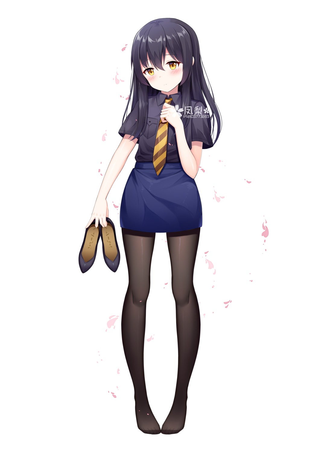 official_watermark pantyhose tagme uniform