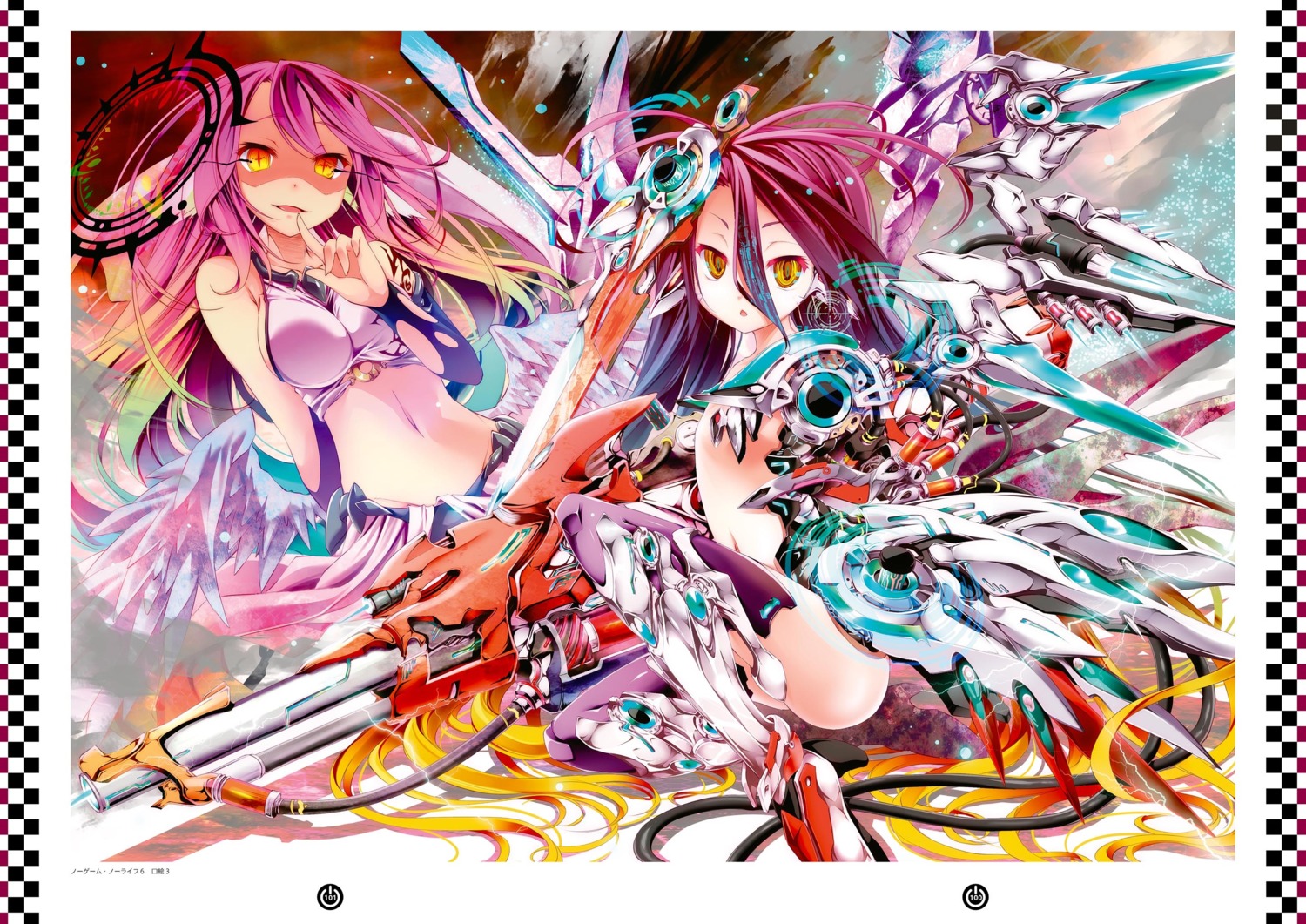 jibril_(no_game_no_life) kamiya_yuu no_game_no_life schwi_(no_game_no_life)