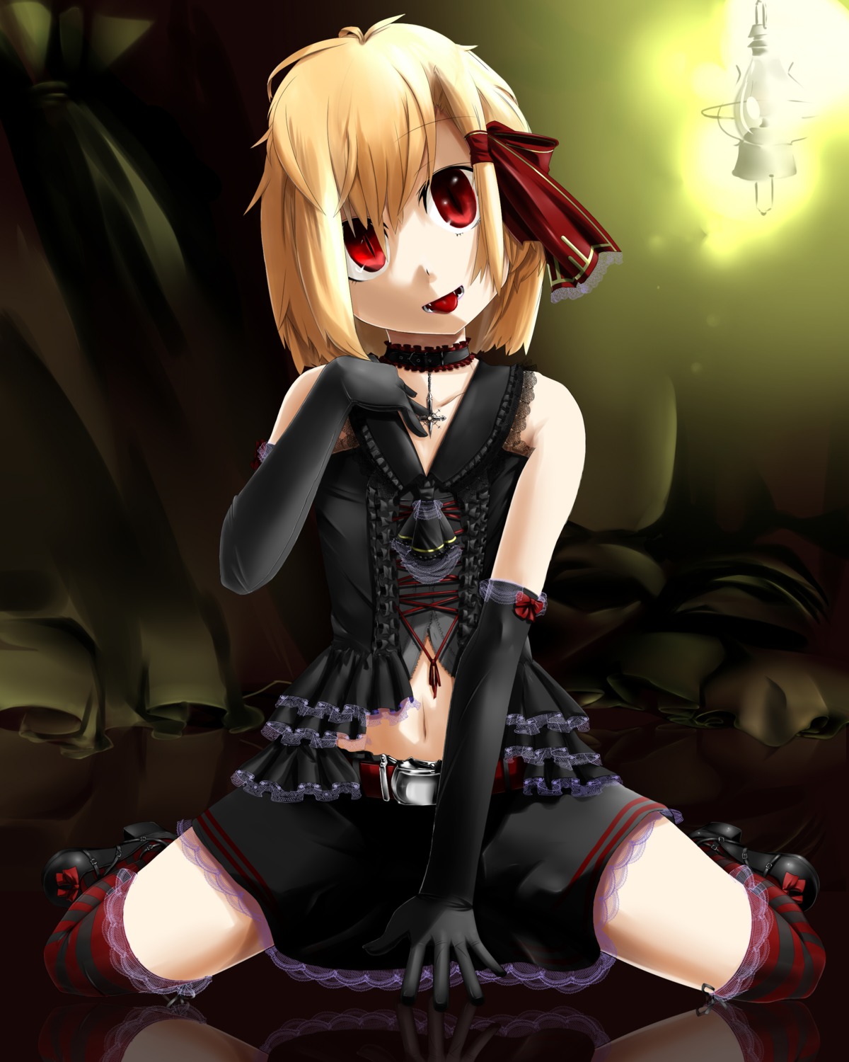 gothic_lolita konro lolita_fashion rumia thighhighs touhou