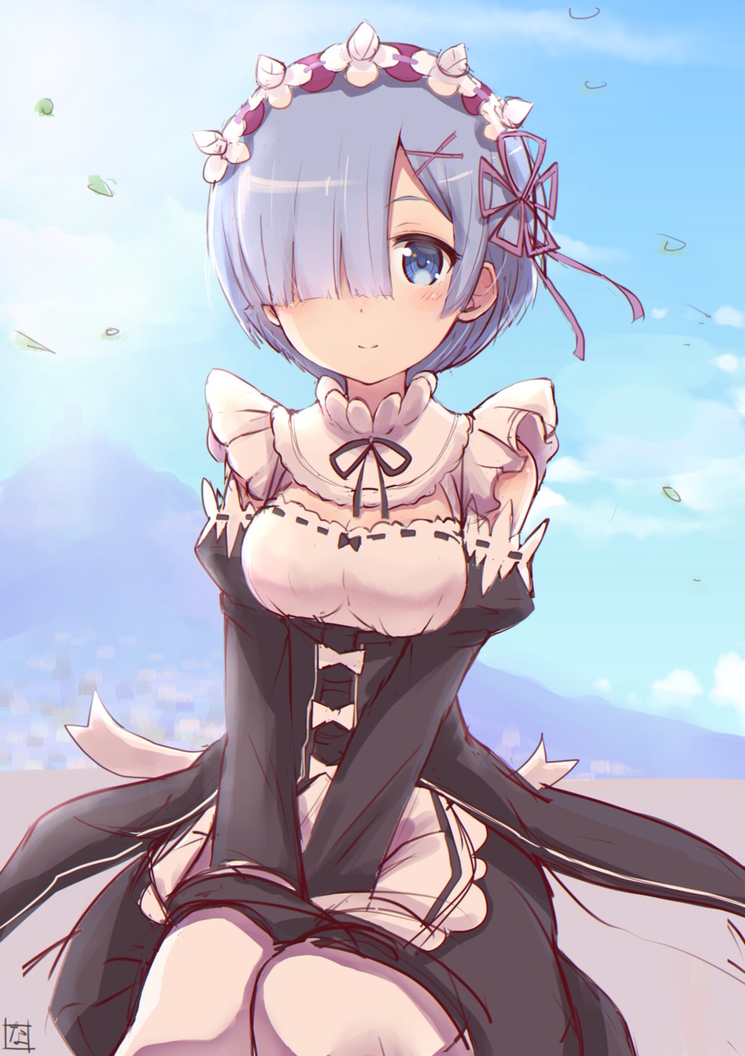 maid nayuhi re_zero_kara_hajimeru_isekai_seikatsu rem_(re_zero)