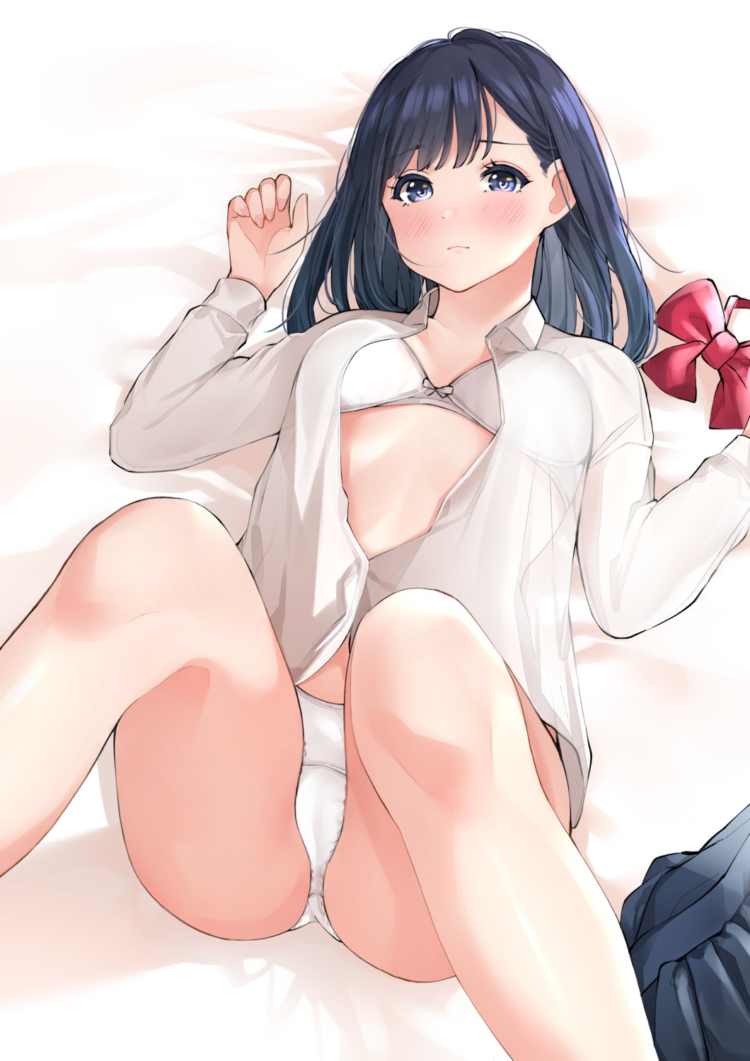 bra cameltoe open_shirt pantsu sakura_no_tomoru_hi_e see_through seifuku thong