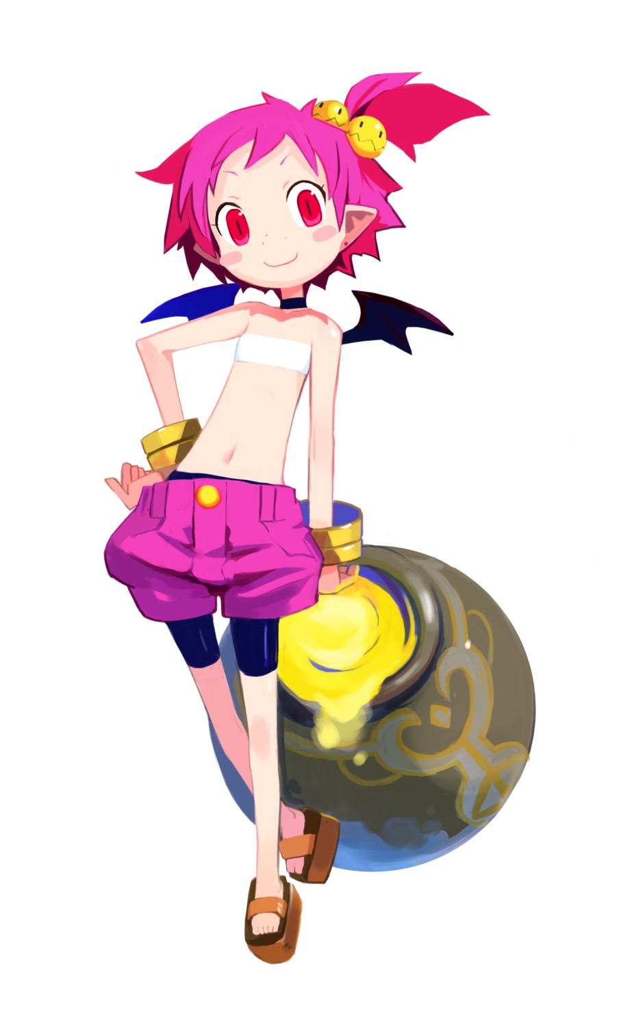 bike_shorts disgaea disgaea_2 hanako harada_takehito wings