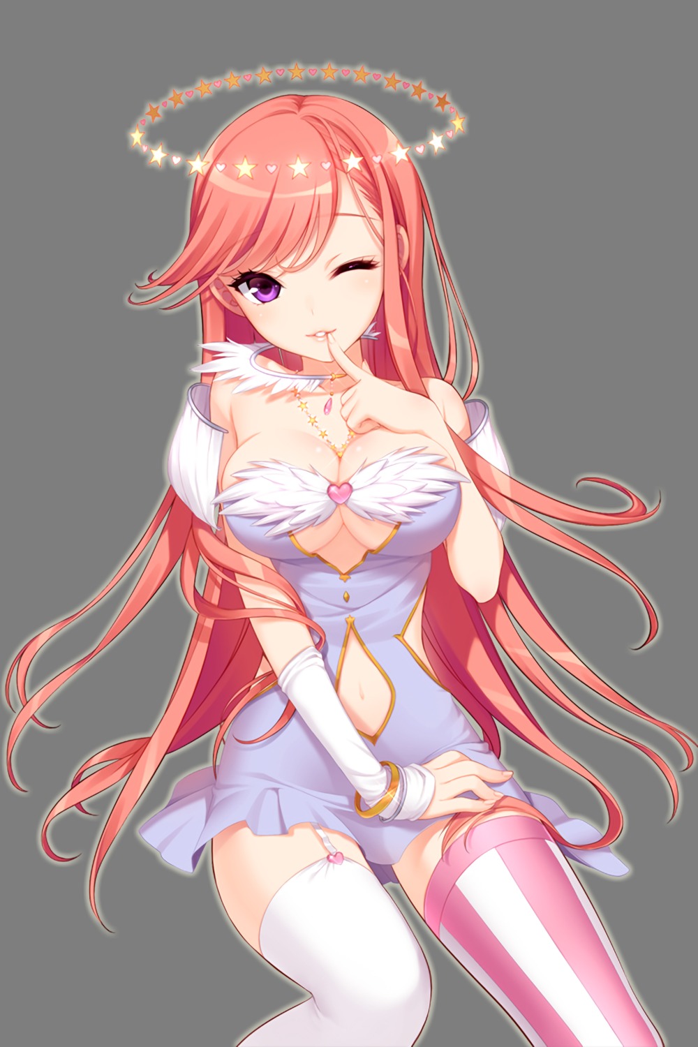 cleavage dmyo dress soccer_spirits stockings thighhighs transparent_png