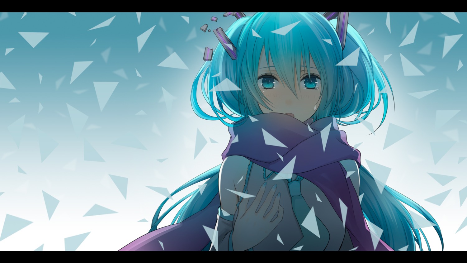 hatsune_miku vocaloid wallpaper wogura